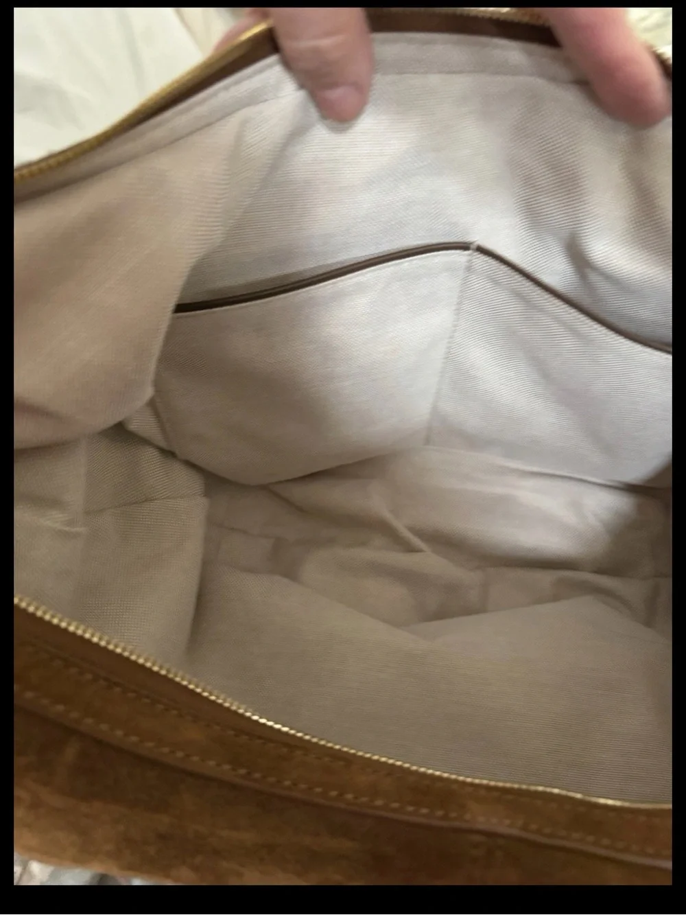 Quince Suede Hobo Bag in Chestnut